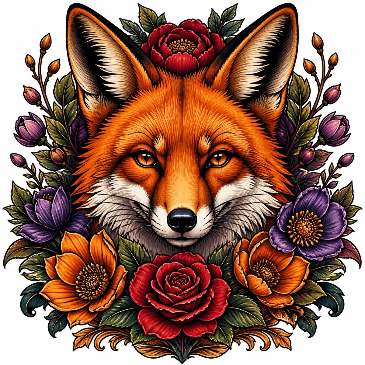 Neo-Traditional tattoo design example