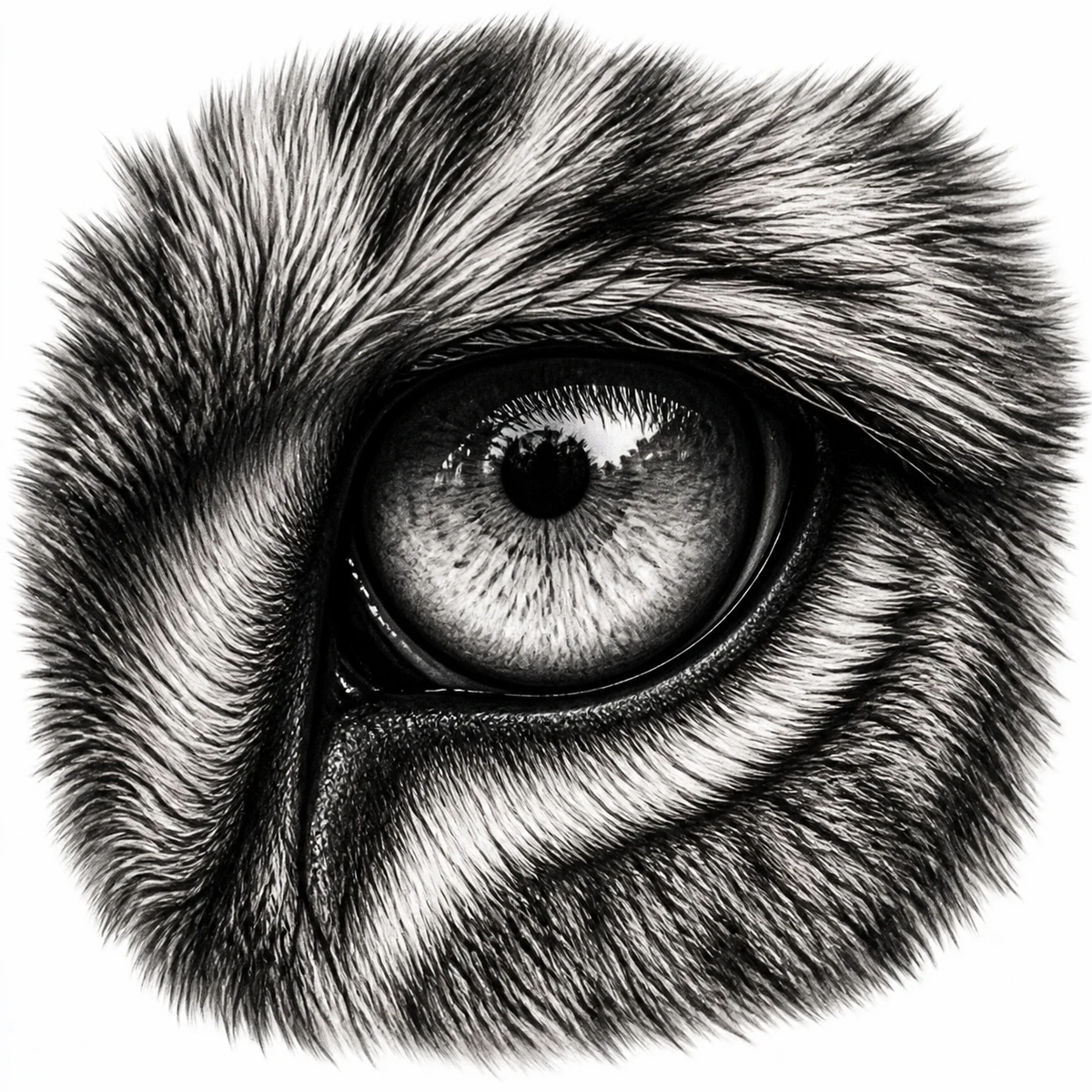 Realism (Black & Grey) tattoo design example